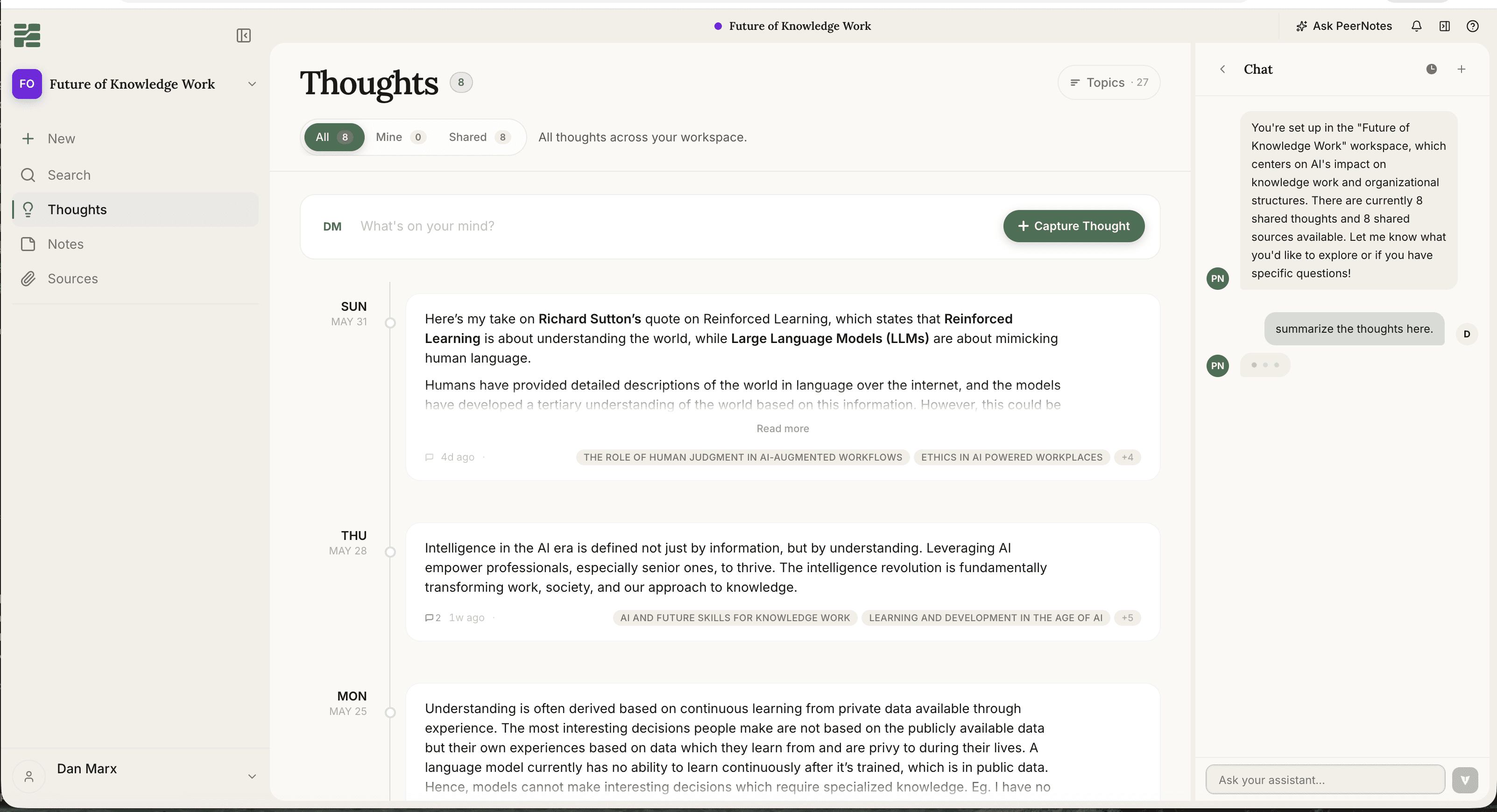 PeerNotes screenshot